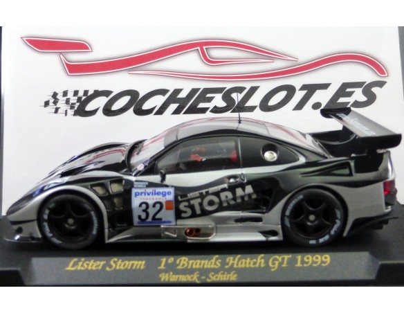 LISTER STORM BRANDS HATCH 1999 NEGRO Y PLATA REF.A105 FLY
