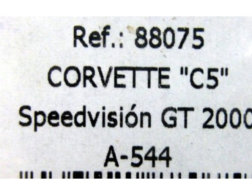 CORVETTE C5 SPEEDVISION GT2000 BLANCO Y ROJO  A544 REF.88075 FLY
