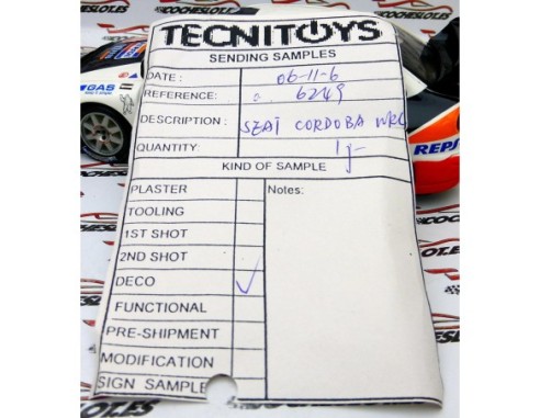 PRUEBA DE TAMPOGRAFIA SEAT CORDOBA WRC