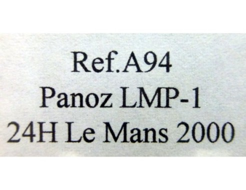 PANOZ LMP-1 “Le Mans 2000”BLANCO Nº22 REF.A94 FLY