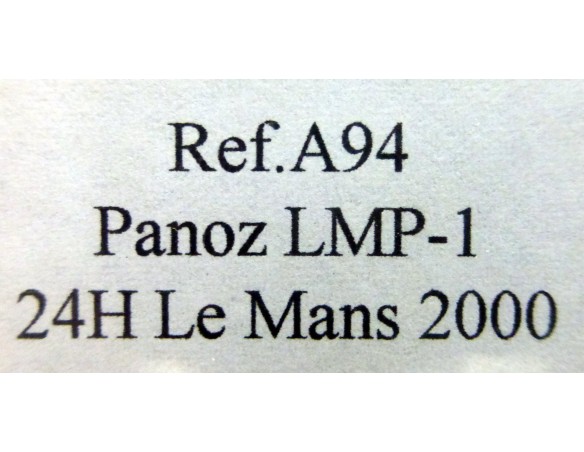 PANOZ LMP-1 “Le Mans 2000”BLANCO Nº22 REF.A94 FLY