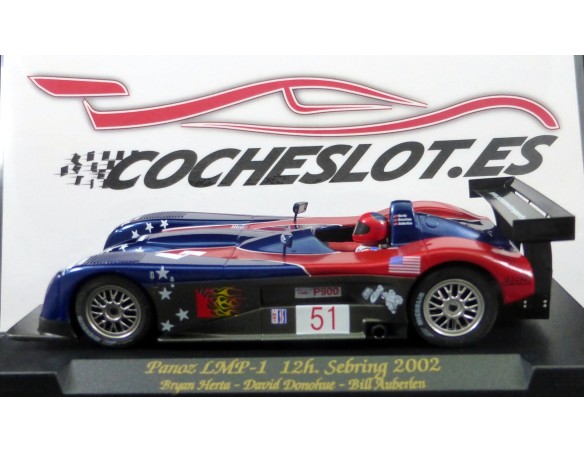 PANOZ LMP-1 12 SEBRING 2002 AZUL ROJO ESTRELLAS REF.88007 FLY