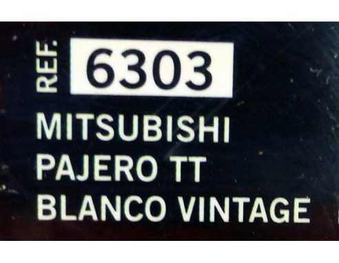 MITSUBISHI PAJERO TT BLANCO VINTAGE REF.6303 TECNITOYS