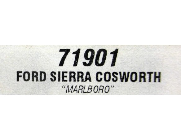 FORD SIERRA COSWORTH “MARLBORO” REF.71901 TEAM SLOT