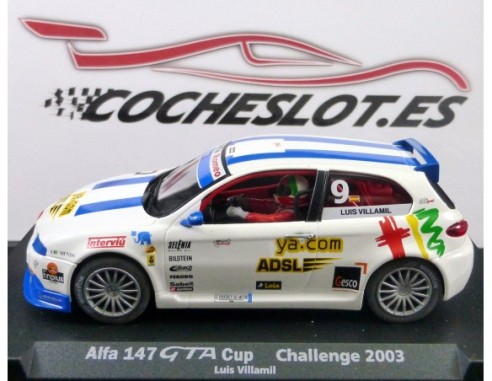 ALFA 147 GTA CHALLENGER 2003 Nº9 BLANCO  A721 REF.88082 FLY