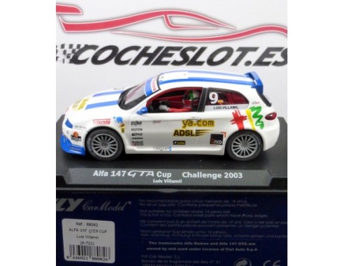 ALFA 147 GTA CHALLENGER 2003 Nº9 BLANCO  A721 REF.88082 FLY