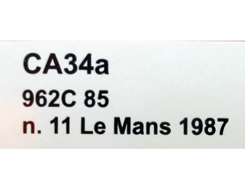 PORSCHE 962C 85 LE MANS 1987 REF.CA34a SLOT.IT