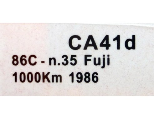 TOYOTA 86C FUJI 1000 KM 1986 REF.CA41d SLOT.IT