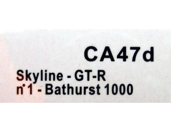 NISSAN SKYLINE GT-R 1992 BATHURST 1000 REF.CA47d SLOT.IT