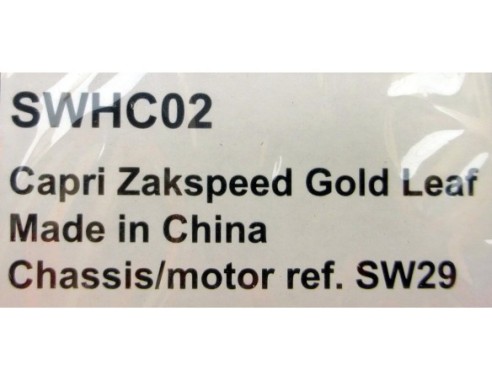 CAPRI ZAKSPEED GOLD LEAF REF.SWHC02 SIDEWAYS