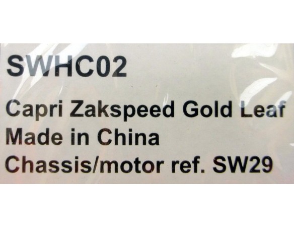 CAPRI ZAKSPEED GOLD LEAF REF.SWHC02 SIDEWAYS