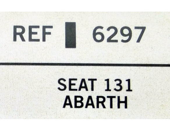 SEAT 131 ABARTH REF.6297 TECNITOYS