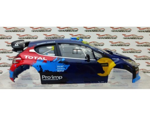 CARROCERIA  PEUGEOT 208 RED BULL SCALEAUTO