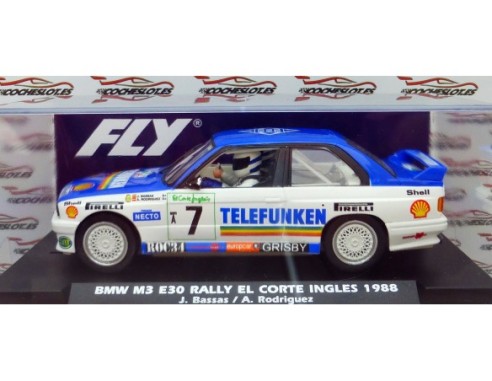 BMW M3 E30 RALLY EL CORTE INGLES 1988 ED.IMPORTACION PEANA NEGRA REF.E2009 FLY