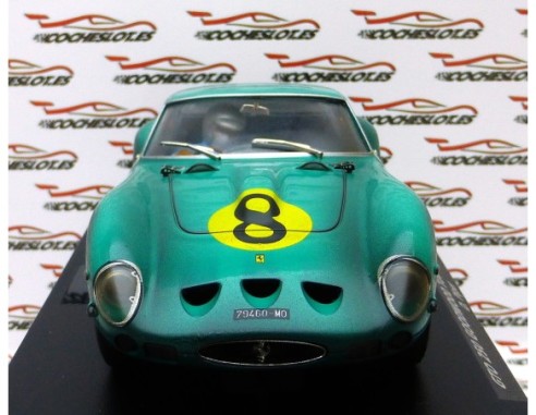 FERRARI GTO 250 GOOWOOD TOURIST TROPHY 1962 VERDE Nº8 SUCIO REF.E2032 FLY