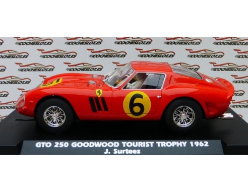 FERRARI GTO 250 GOOWOOD TOURIST TROPHY 1962 ROJO Nº6 REF.E2032 FLY