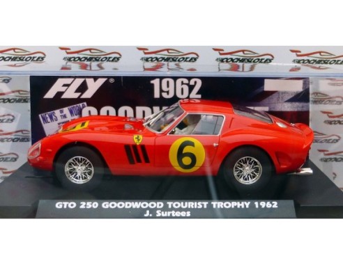 FERRARI GTO 250 GOOWOOD TOURIST TROPHY 1962 ROJO Nº6 REF.E2032 FLY