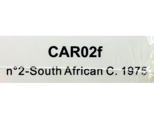 SOUTH AFRICAN C.1975 JPS Nº2 REF.CAR02f POLICAR