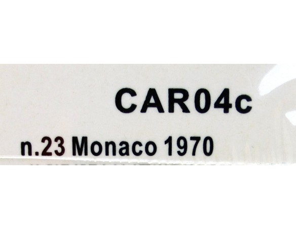 MONACO 1970 Nº23 REF.CAR04c