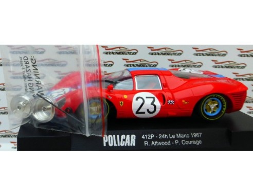 FERRARI 412P 24h LE MANS 1967 Nº23 REF.CAR06c POLICAR