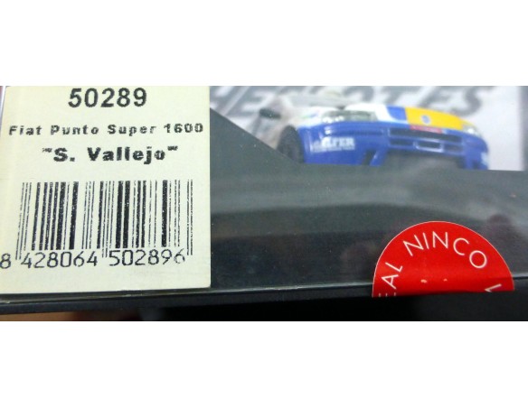 FIAT PUNTO SUPER 1600 “S.VALLEJO” REF.50289 NINCO
