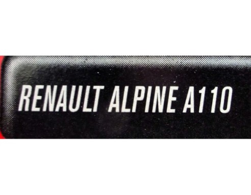 RENAULT ALPINE 110 AZUL CALLE  TECNITOYS