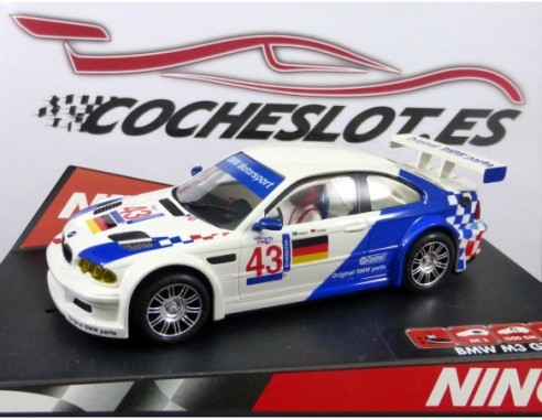 BMW M3 GTR MOTORSPORT BLANCO Nº 43 REF.50271 NINCO