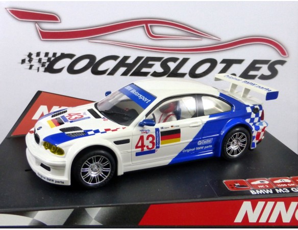 BMW M3 GTR MOTORSPORT BLANCO Nº 43 REF.50271 NINCO