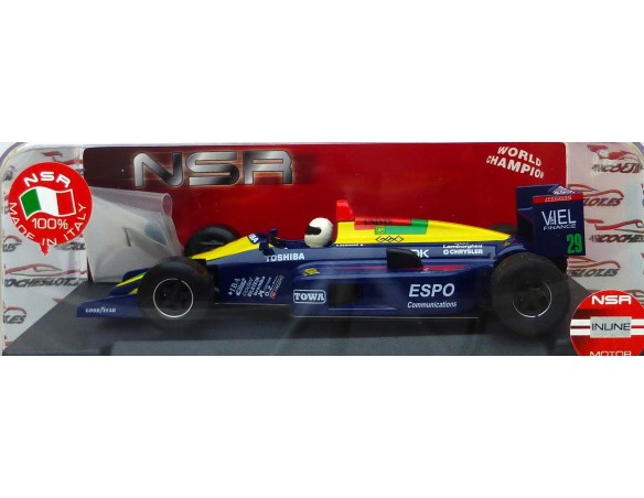 FORMULA 1 86/89 BLUE TOSHIBA Nº29 REF.0182IL NSR