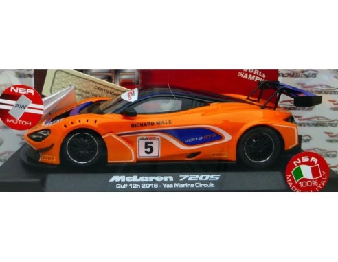 MCLAREN 720S GT3 GULF 12h 2018 Nº5 YAS MARINA CIRCUIT REF.0252 NSR