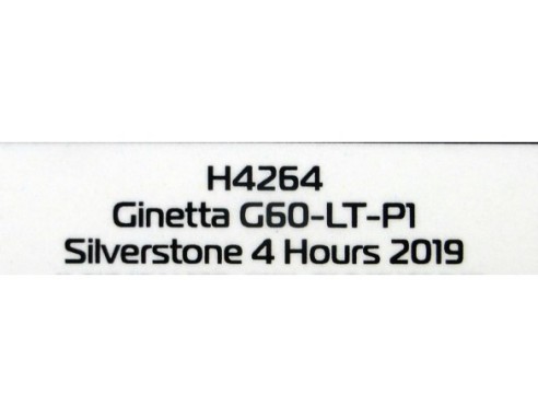 GINETTA G60-LT-P1 SILVERSTONE 4h 2019 REF.H4264 SUPERSLOT