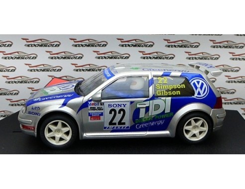 Volkswagen Golf TDI Greenergy PLATA AZUL Nº22 2001 REF.50243 NINCO