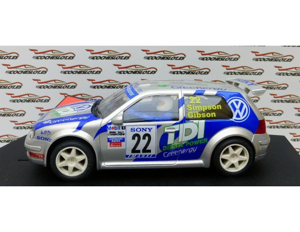 Volkswagen Golf TDI Greenergy PLATA AZUL Nº22 2001 REF.50243 NINCO