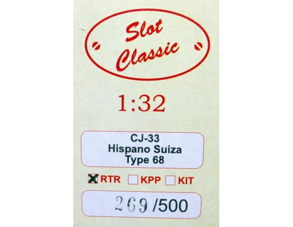 HISPANO SUIZA TYPE 68 REF.CJ-33 SLOT CLASSIC