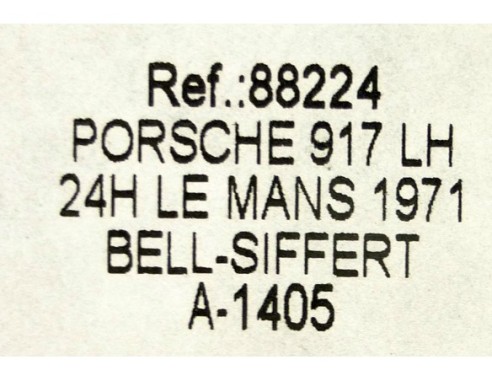 PORSCHE 917 LH 24h.LE MANS 1971 A-1405 REF.88224 FLY