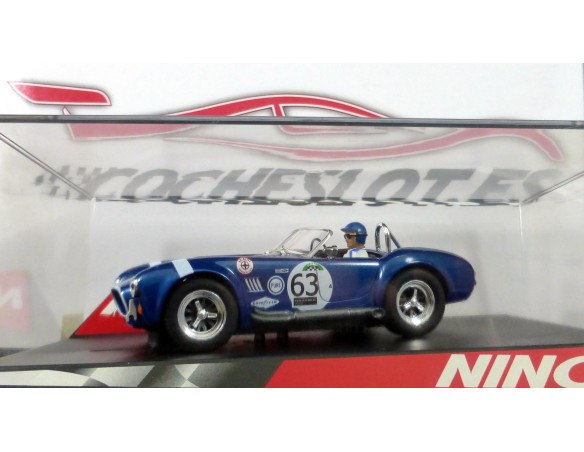 Cobra Le Mans azul metalizado nº63 2003 REF.50303 NINCO