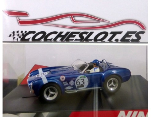 Cobra Le Mans azul metalizado nº63 2003 REF.50303 NINCO