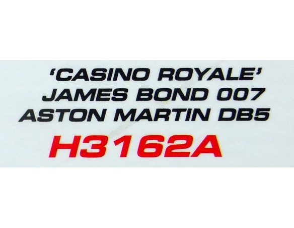 ASTON MARTIN DB5 CASINO ROYAL JAMES BOND 007 REF.H362A SUPERSLOT