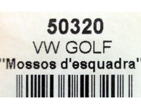 Volkswagen Golf Mossos Desquadra policia 2003 REF.50320 NINCO