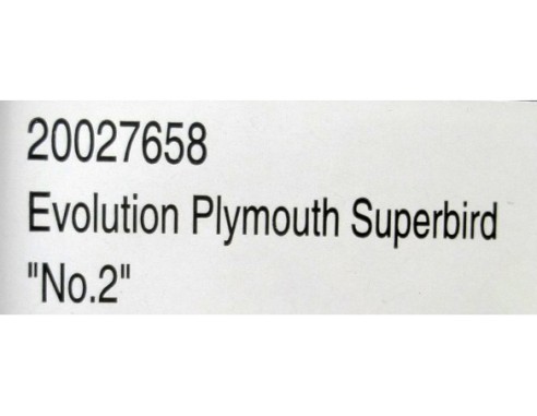 PLYMOUTH SUPERBIRD Nº2 REF.27658 CARRERA EVOLUTION