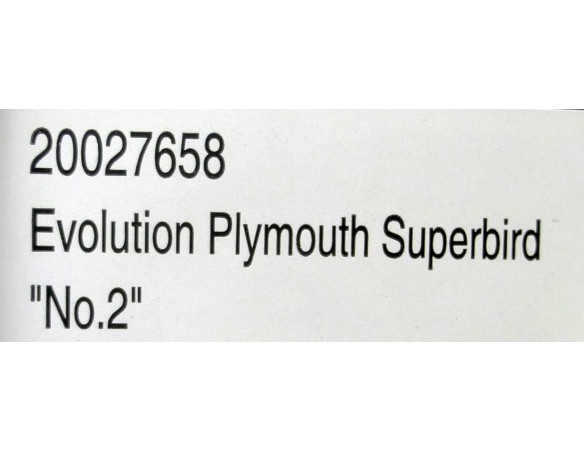 PLYMOUTH SUPERBIRD Nº2 REF.27658 CARRERA EVOLUTION