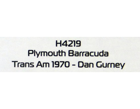 PLYMOUTH BARRACUDA TRANS AM 1970 REF.H4219 SUPERSLOT