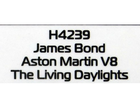 ASTON MARTIN V8 JAMES BOND THE LIVING DAYLIGHTS REF.H4239 SUPERSLOT