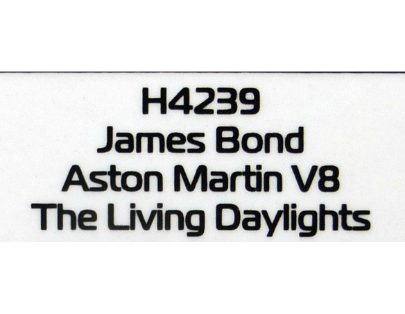 ASTON MARTIN V8 JAMES BOND THE LIVING DAYLIGHTS REF.H4239 SUPERSLOT