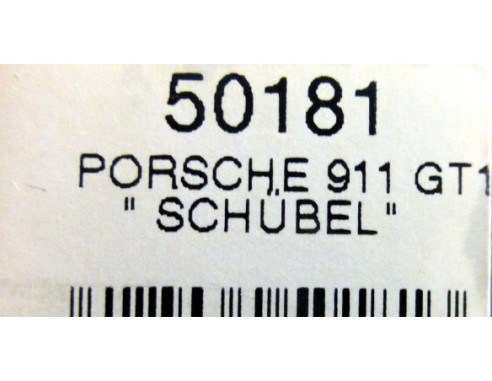 Porsche 911 GT1 SCHUBEL  TEN blanco azul 1999 REF.50181 NINCO