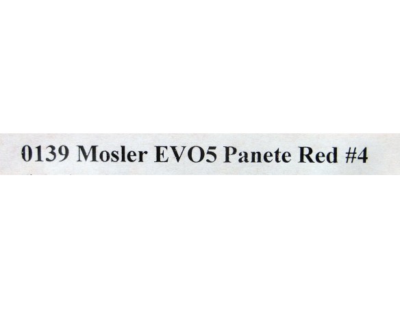 MOSLER EVO 5 PANETE RED Nº4 REF.0139 EVO 5 NSR