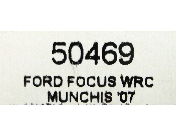 FORD FOCUS WRC MUNCHIS 07 REF.50469 NINCO