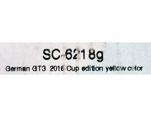 MERCEDES GT3 2016 CUP EDITION YELLOW COLOR REF.6218G SCALEAUTO
