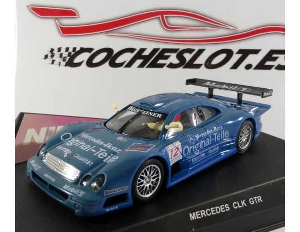 MERCEDES CLK GTR ORIGINAL AZUL Nº12 TEIDE REF.50174 NINCO