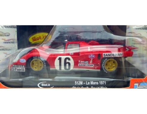 FERRARI 512M Nº16 LE MANS 1971 REF.CA51a SLOT.IT